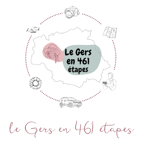 logo stylisé le gers en 461 etapes