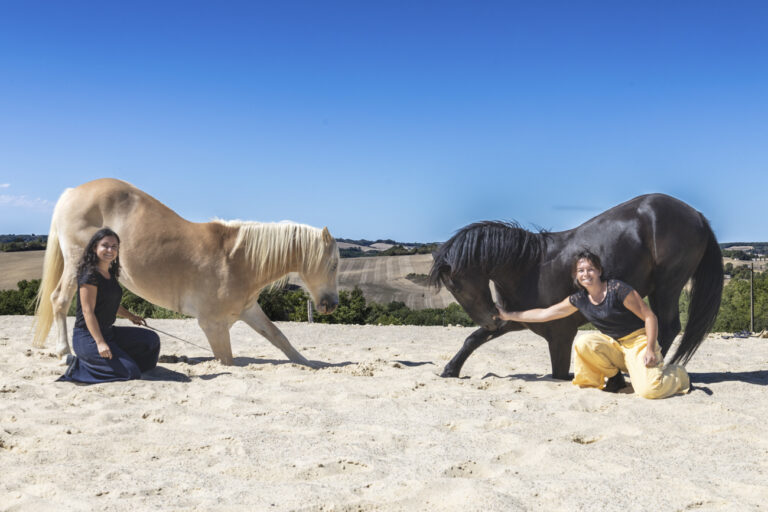 Marie et Lydia first et Balou