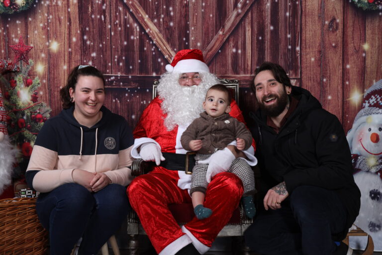 Laure Geoffroy photographie - photo Père Noel - Studio photo événementiel pour Noël