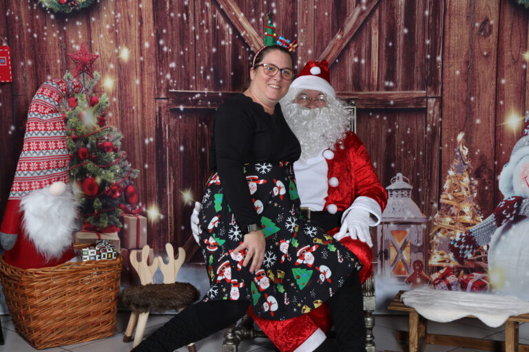 Laure Geoffroy photographie - photo Père Noel - Studio photo événementiel pour Noël