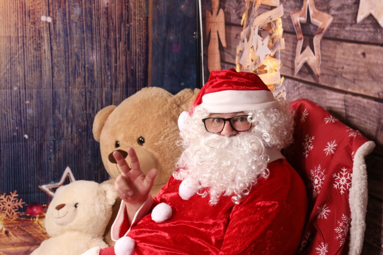 Laure Geoffroy photographie - photo Père Noel - Studio photo événementiel pour Noël
