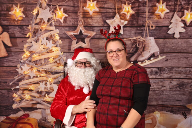 Laure Geoffroy photographie - photo Père Noel - Studio photo événementiel pour Noël