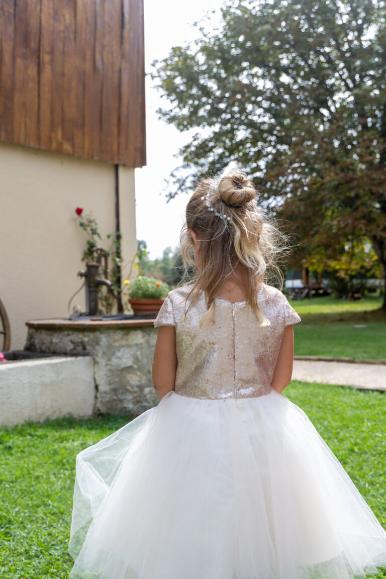 petite fille - jour de mariage