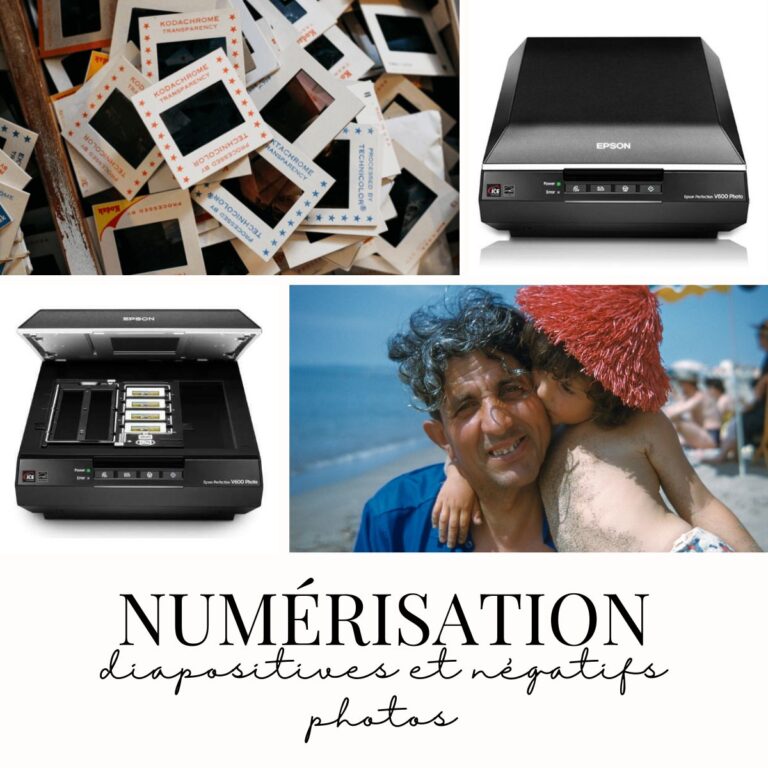 numérisation diapositives et négatifs photos