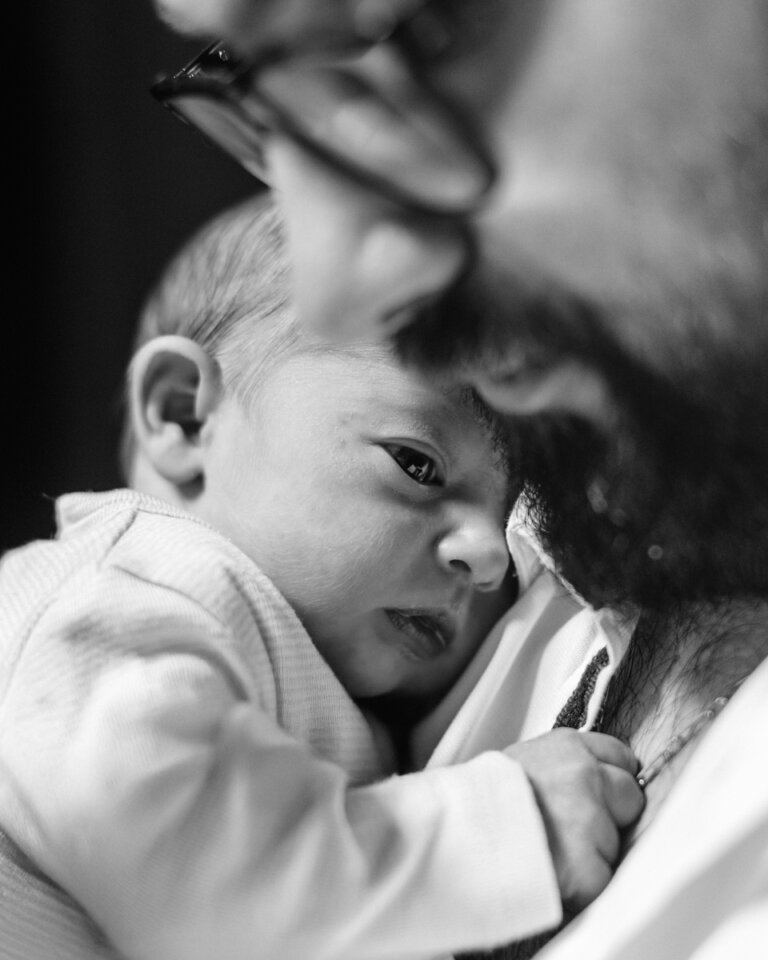 papa et bébé Laure Geoffroy photographie