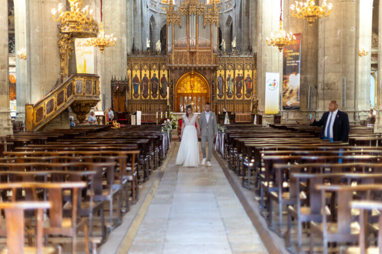 Mariés dans la cathédrale d’Auch