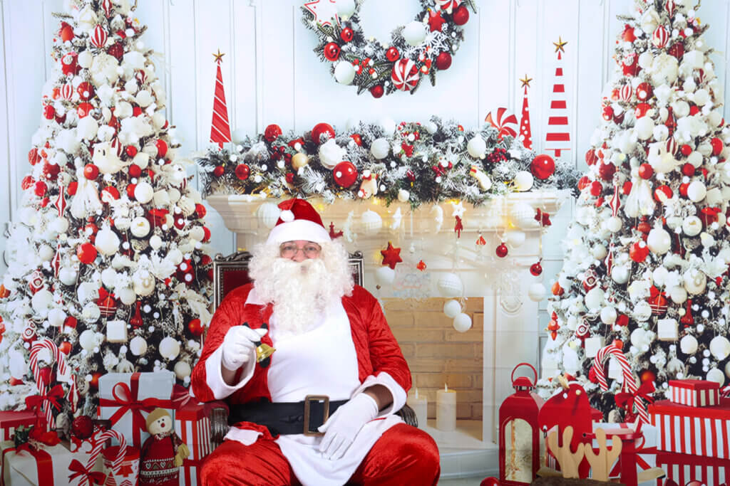 photo avec le Père Noël à Auch dans le Gers en studio photo de Noël