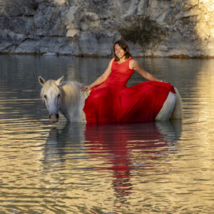 Marie et Mescaline dans l'eau